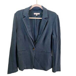 White + Warren NWT* Denim Blazer Medium Indigo Size M